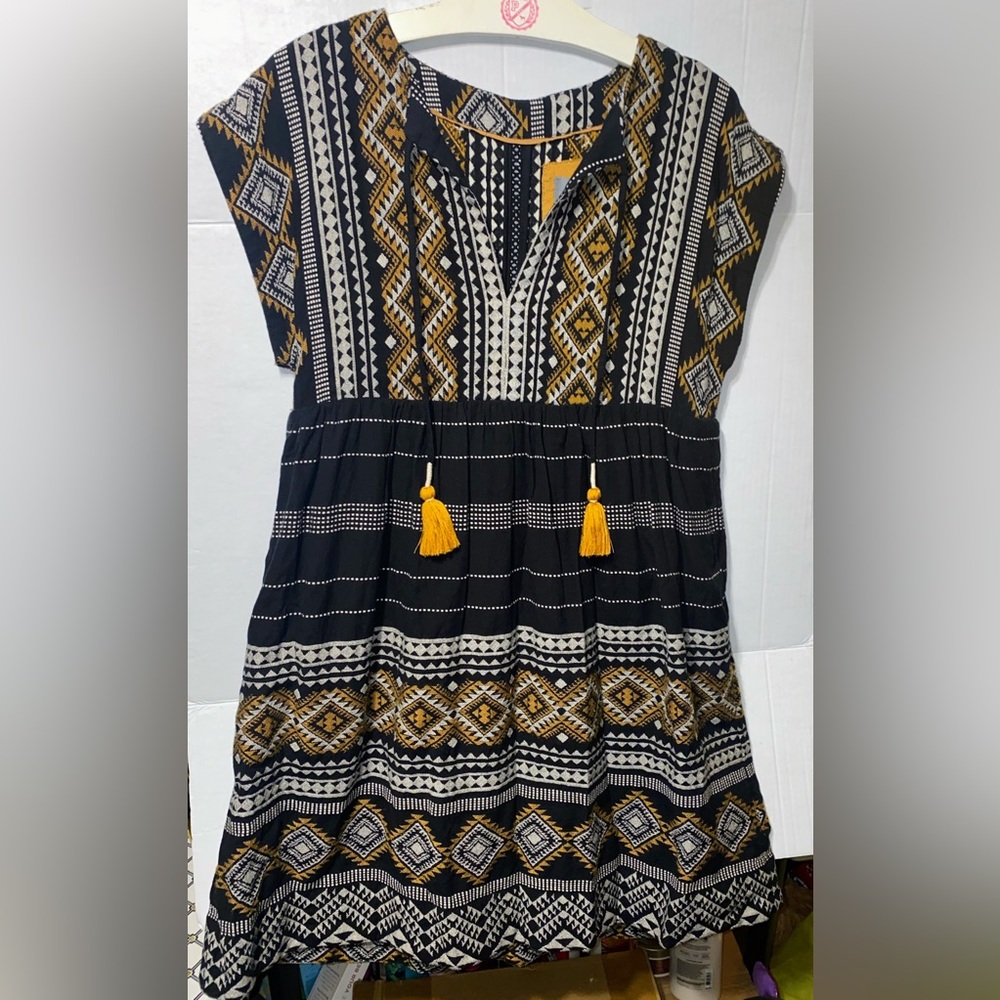 ANTHROPOLOGIE BOHO MINI DRESS
